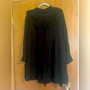 Black long sleeve Zara dress!